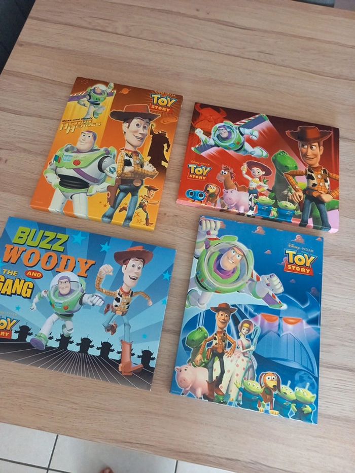 Lot 4 toiles Toy story