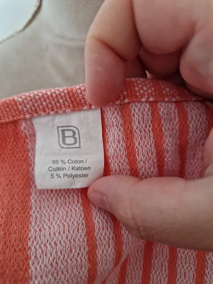 Fouta de plage becquet blanc du jour - photo numéro 3