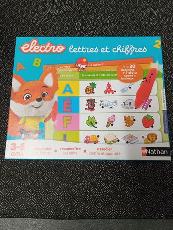 Jeu éducatif "Électro lettres et chiffres"