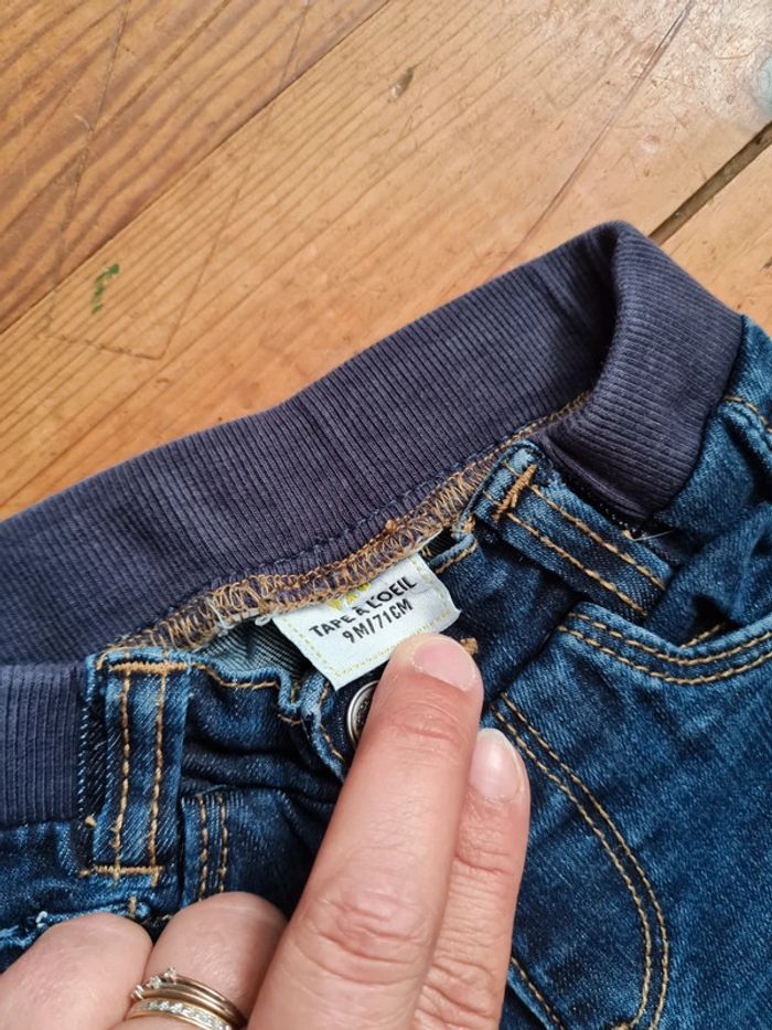 Jeans tape à l'œil taille 9 mois - photo numéro 3