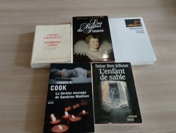 Lot de  5 livres, romans,(20)(Nuala O'faolain ect.)