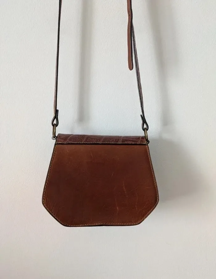 Petit sac à bandoulière en cuir - El Campero - photo numéro 4