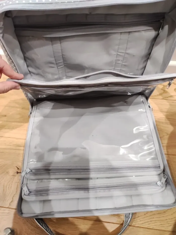 Sac de rangement multi poches sécurisées - très bon état - photo numéro 2