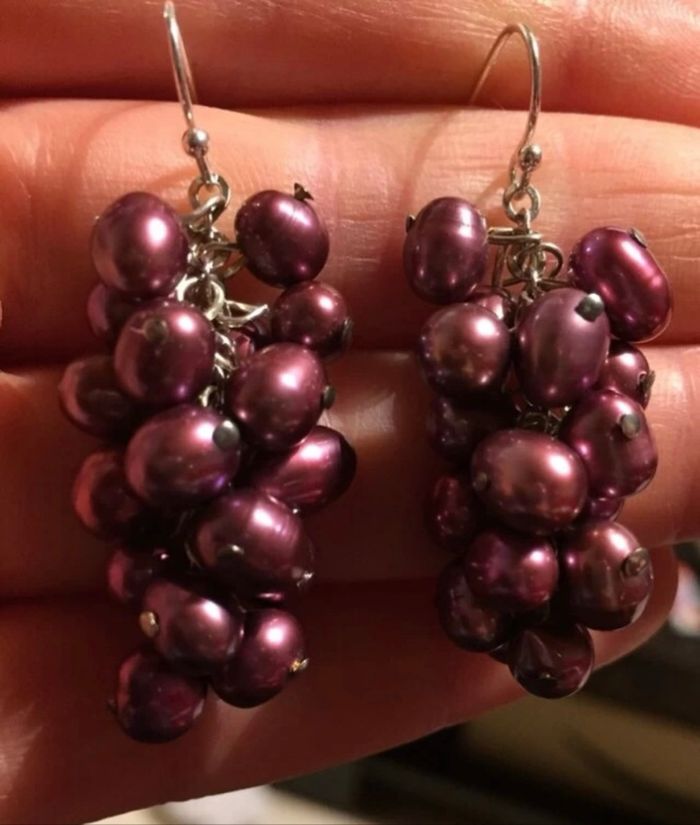 Paires Boucles D’oreilles Pendantes Perles De Culture D’eau Douce et acier inoxydable - photo numéro 3