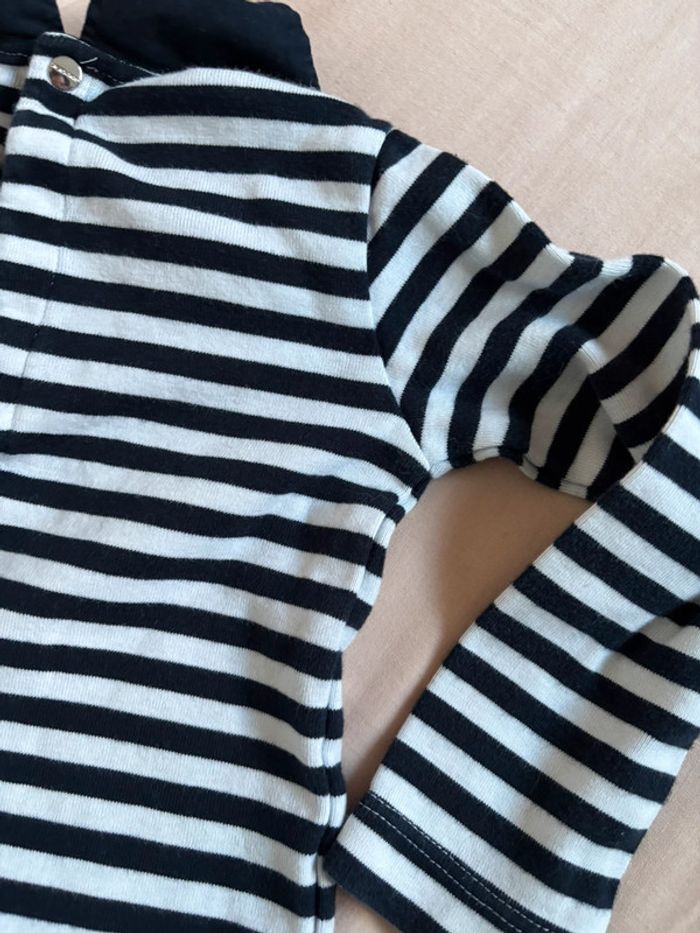 Lot ensemble bébé fille Jacadi 18 mois body short jeans - photo numéro 3