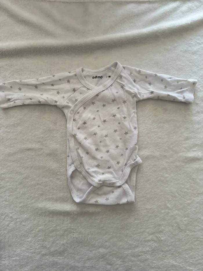 Body manche longue Gémo 1 mois