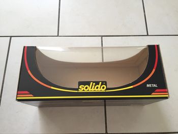 Boite vide pièce détachée miniature Peugeot 203 1954 Solido 1/18 #A38
