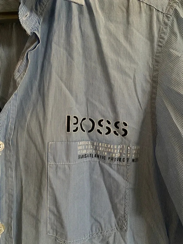 Chemise Hugo Boss Homme 👔 Taille M – Très Bon État - photo numéro 3