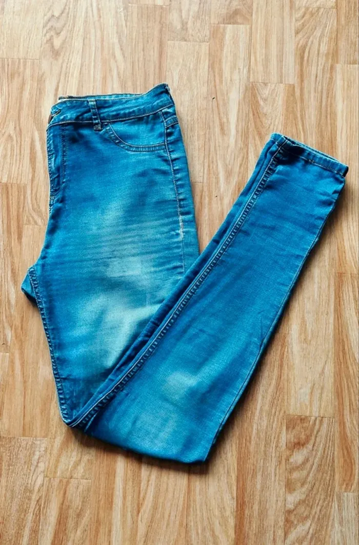 Jean skinny bleu délavé denim - Taille 36 C&A