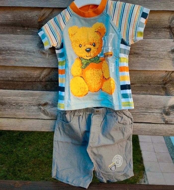 Ensemble bébé garçon été 12 mois