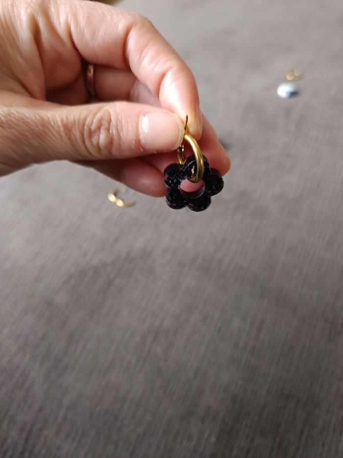 Lot boucles d'oreilles résine - photo numéro 6