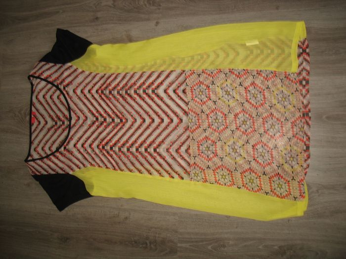 ROBE A BRETELLES NOIRE + VOILE IMPRIMÉ "MISS CAPTAIN" - TAILLE 42 - n°26 - photo numéro 5