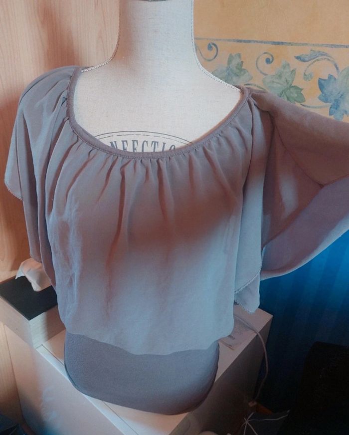 Blouse manches courtes Madonna (gris), L / 40 / 12 - photo numéro 2