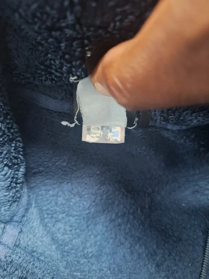 veste The North Face polaire femme zippée bleue – Taille S - brodé (607) - photo numéro 15