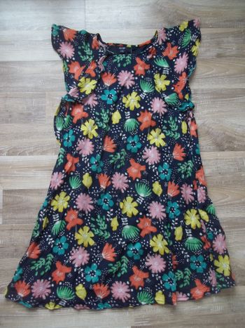 Robe fleurs multicolores Kiabi (2) 12 ans