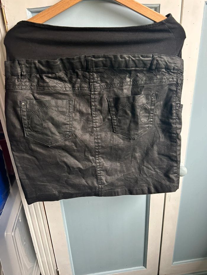 Jupe de grossesse courte noire, taille 38 - photo numéro 2