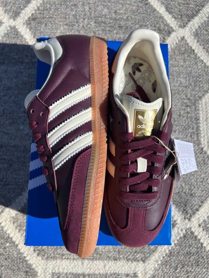 Adidas samba (Maroon White / Bordeaux Blanc) - 37 - photo numéro 5