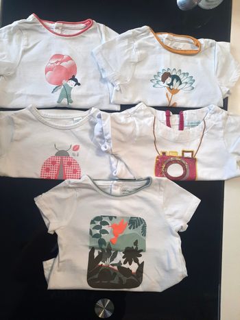 T-shirt été taille 18 mois X6