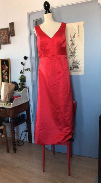 Robe de soirée  rouge  42