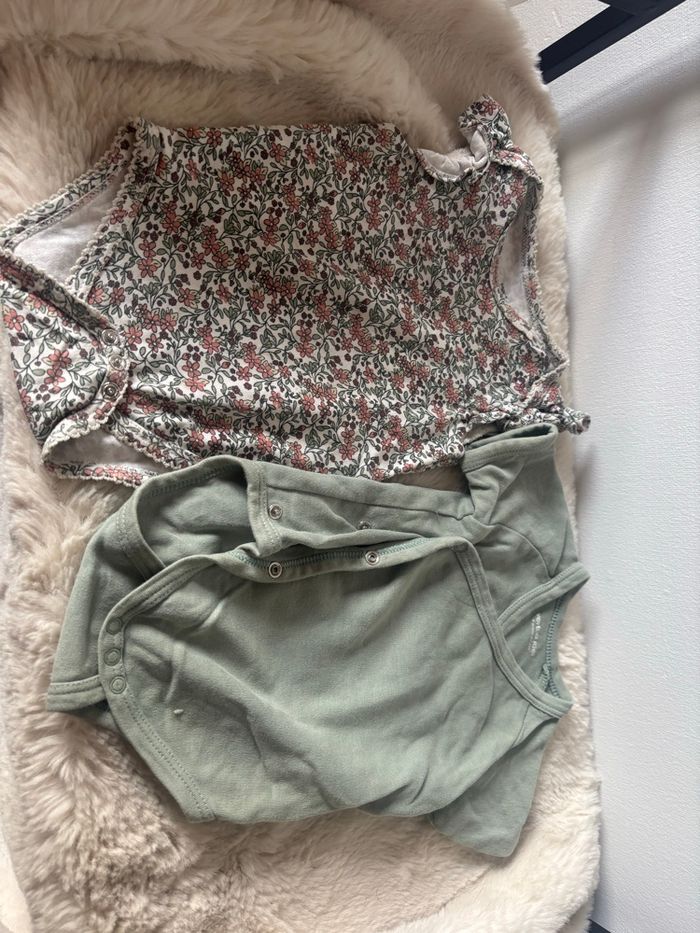 Lots de 3 bodies manche courte