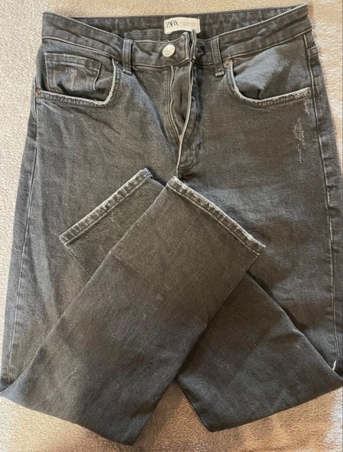 jean Zara noir T38 | troué aux genoux 🔥 - photo numéro 3