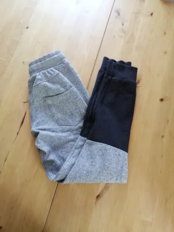 Pantalon jogging bicolore