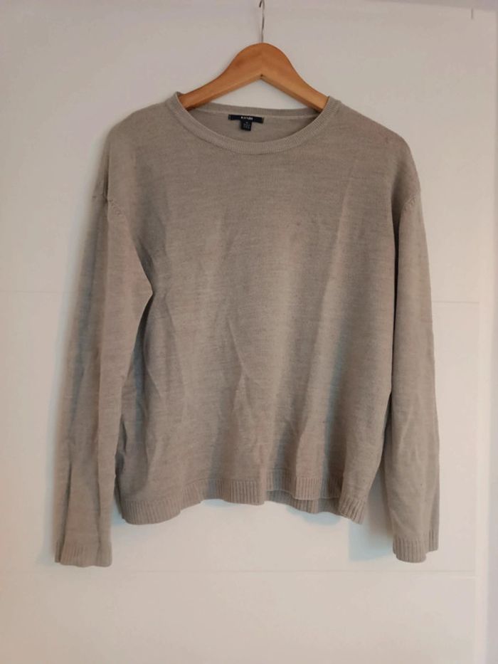 Pull fin gris Kiabi M