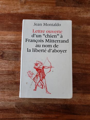 Livre : Lettre ouverte d'un chien a François Mitterrand