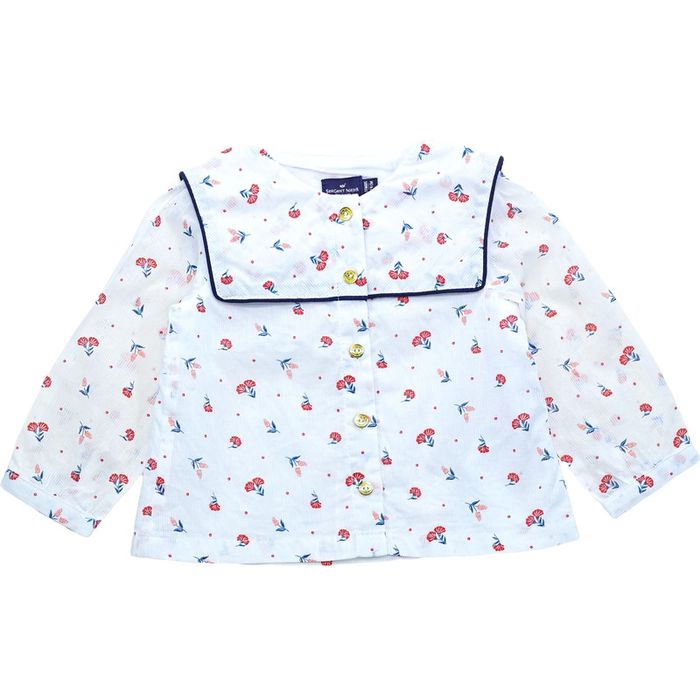 Blouse à manches longues 12 mois en coton Sergent MajorDéc