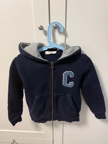 Gilet zippé Cyrillus 4 ans.