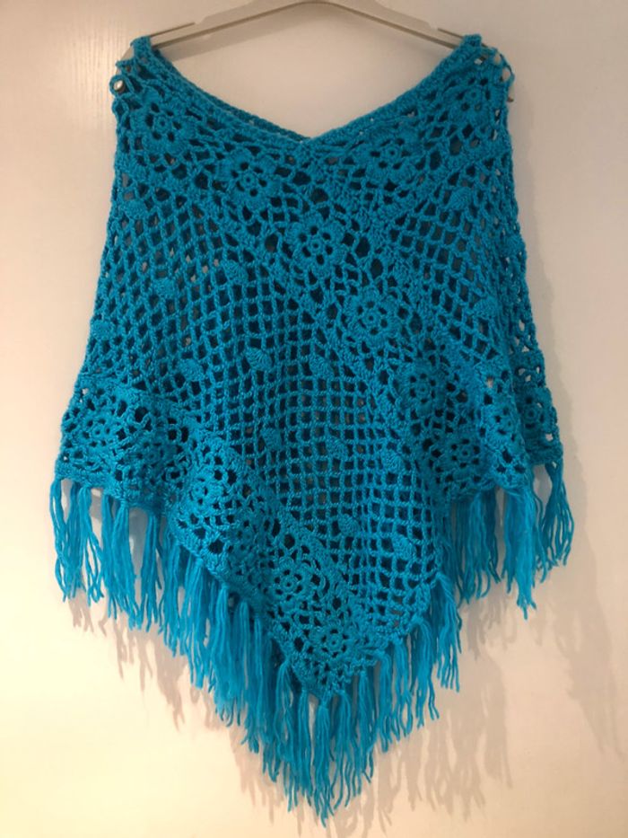 Poncho bleu 34/36 - photo numéro 6