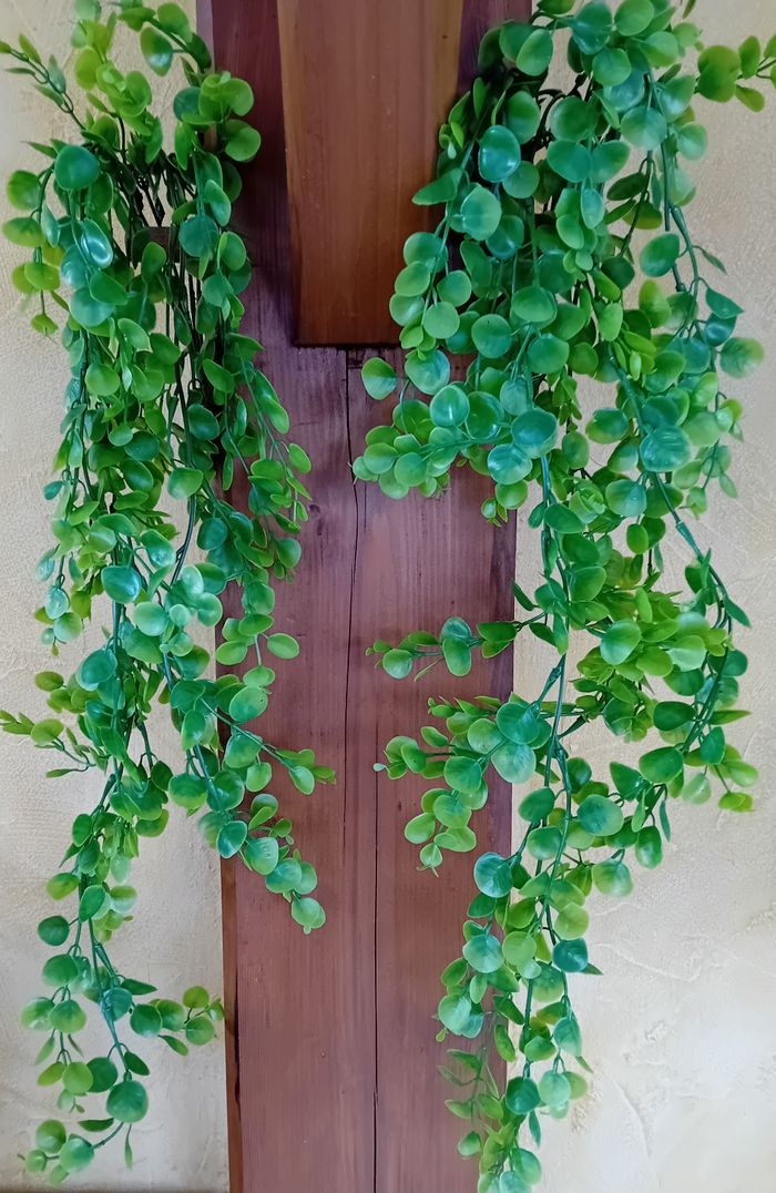 2 tiges plantes artificielles tombante