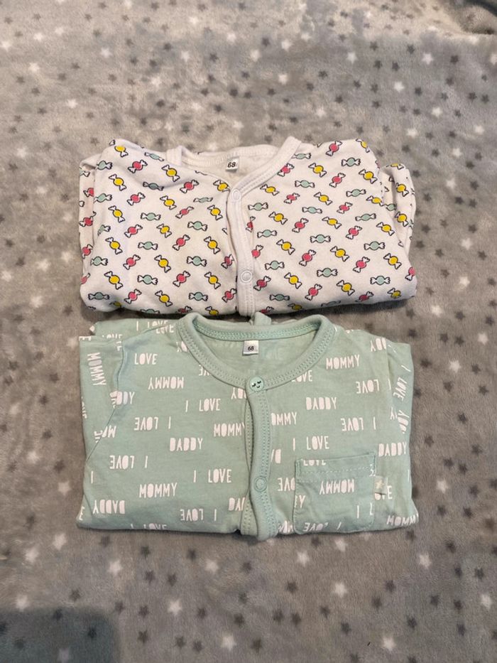 Lot de 2 pyjamas léger 6 mois