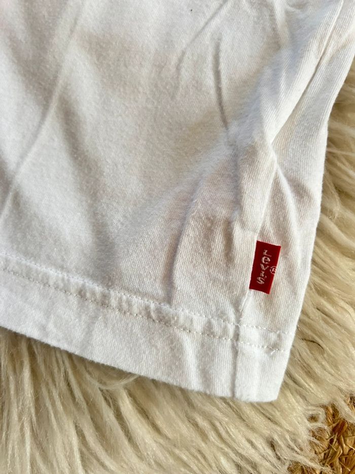 T-shirt manches courtes blanc Levi’s taille 14 ans - photo numéro 2