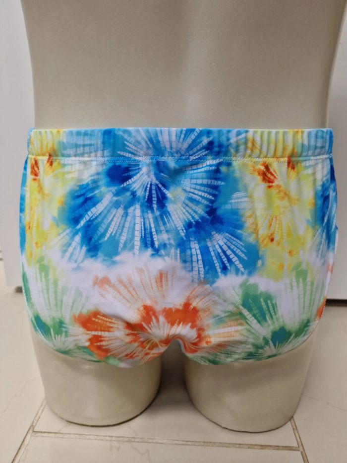 Slip De Bain Maillot De Bain Tie Dye Multicolore Taille XL - photo numéro 6