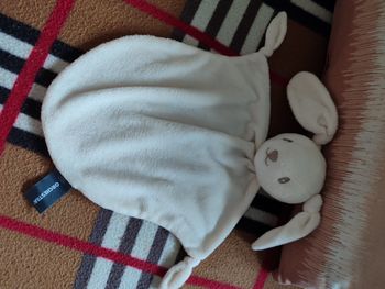 Doudou lapin blanc orchestra