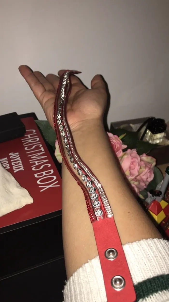 Bracelet double strass - photo numéro 3