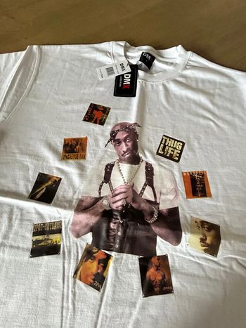 Y2k DMX 2pac t-shirt collector taille L