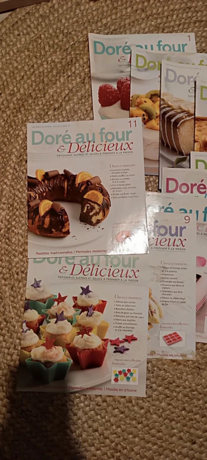 Lot revues de recettes de cuisine doré au four - photo numéro 3