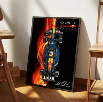 Affiche Lego Speed Champions F1 - Oracle Red Bull Racing - Modèle 3