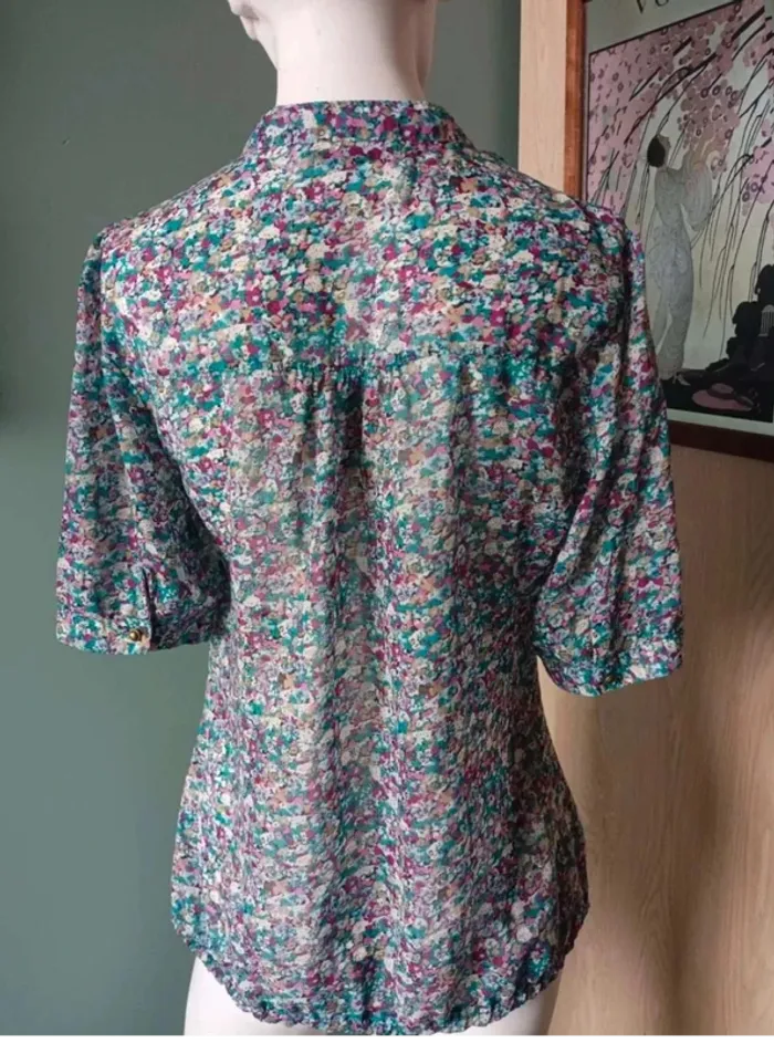 Blouse fleurie S - photo numéro 13