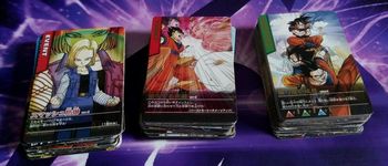 Lot 144 Data Carddass Dragon Ball Z no duplicate cards cartes DBZ DCD rare huge