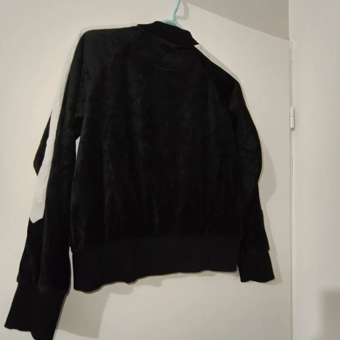 Veste Zippée Aspect Velours Noir – Ellesse – Femme – Taille S - photo numéro 4
