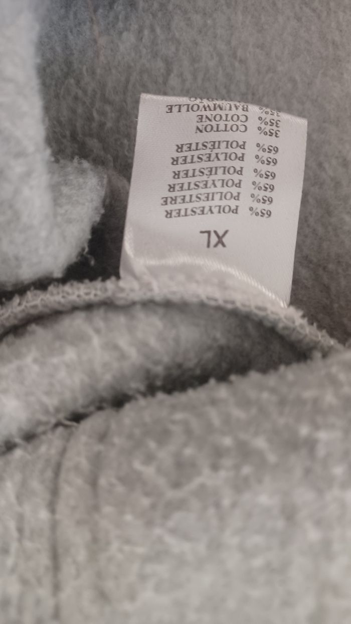 Sweat à capuche homme xl gris et doré avenue square Paris très bon état - photo numéro 3