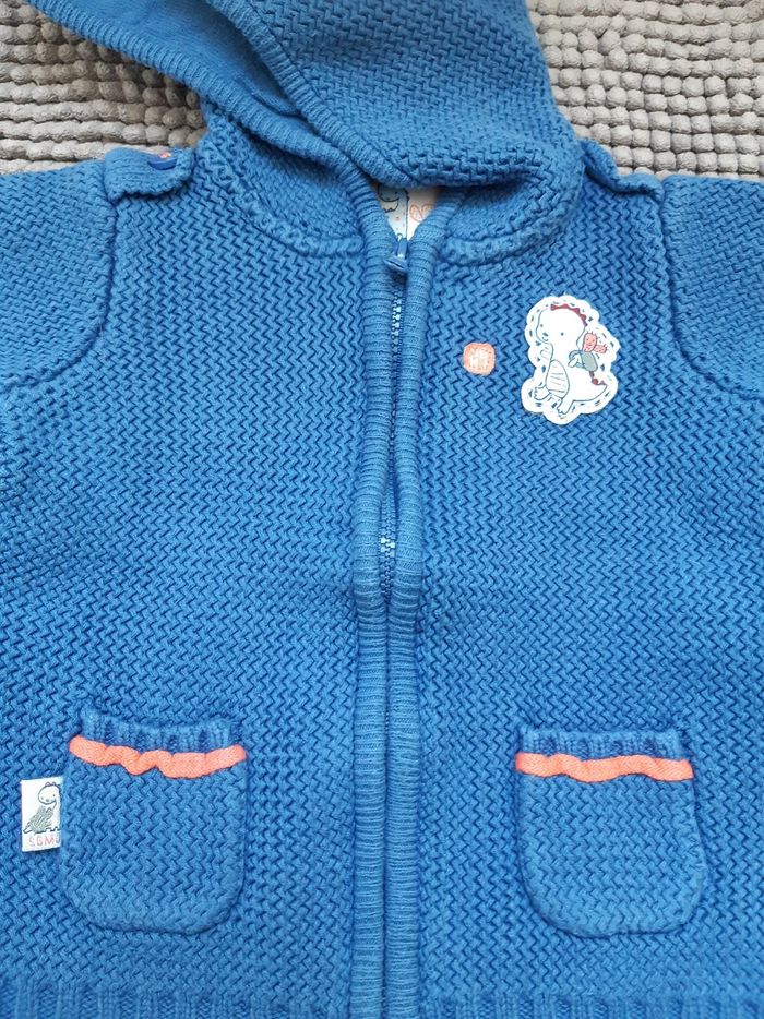 Gilet à capuche 9 mois Sergent major - photo numéro 2