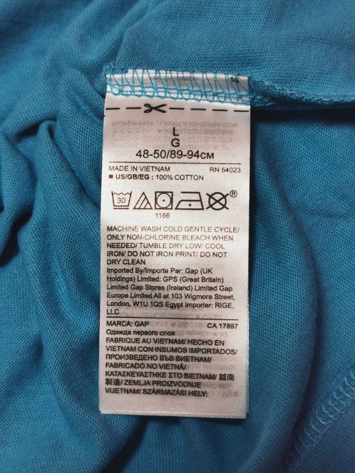 T-shirt GAP bleu clair - California - Taille L - photo numéro 9