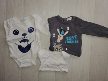 Bodies 3 mois manches longues