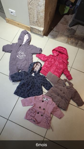 Lot manteau 6 mois