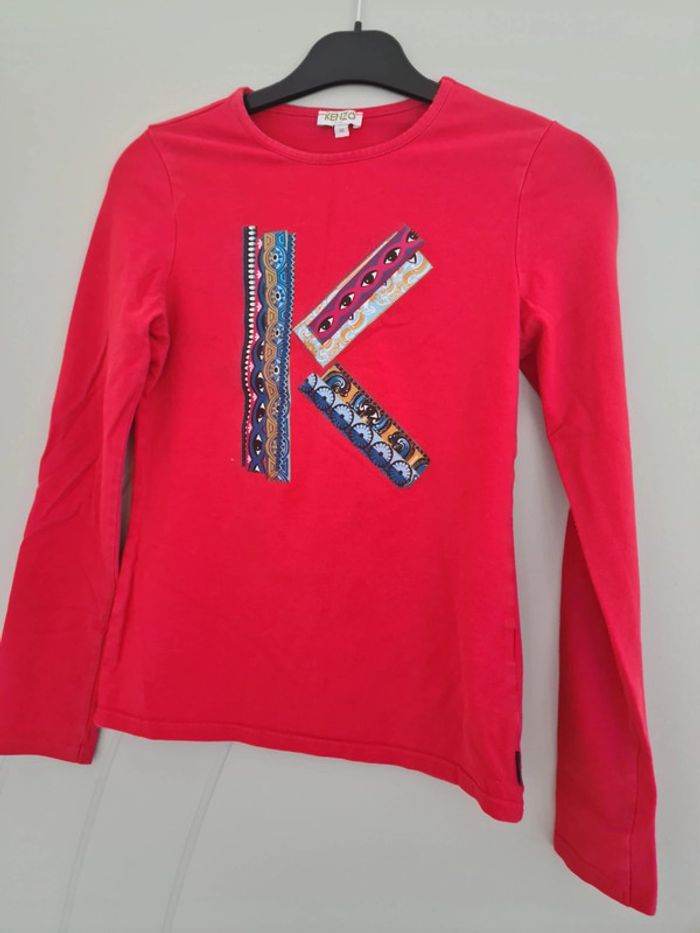 T-shirt rouge 14 ans Kenzo