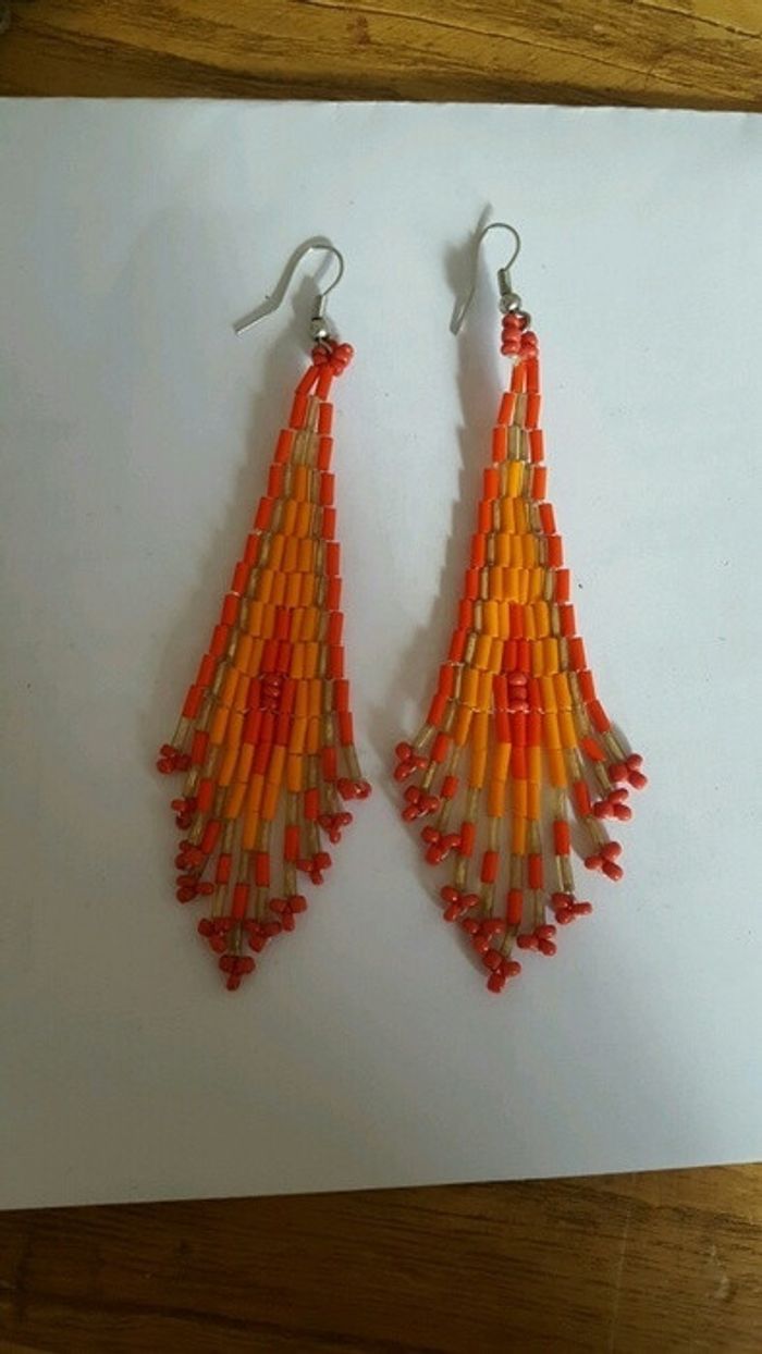 Boucle d'oreille perle